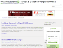 Tablet Screenshot of dkt2012.de